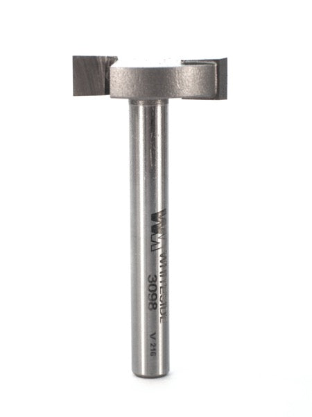 Whiteside 3098 Undercut Router Bit 1" Large Diameter 1/4" Cut Length 1/4" Shank 2 Flute