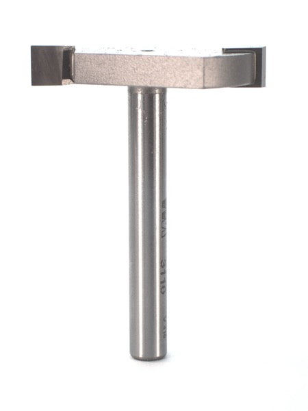 Whiteside 3110 Undercut Router Bit 1-1/2" Large Diameter 1/4" Cut Length 1/4" Shank 2 Flute