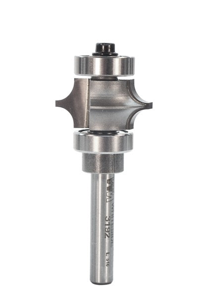 Whiteside 3192 Full Bead Router Bit 3/16" Radius 1" Large Diameter 1/2" Cut Length 1/4" Shank 2 Flute