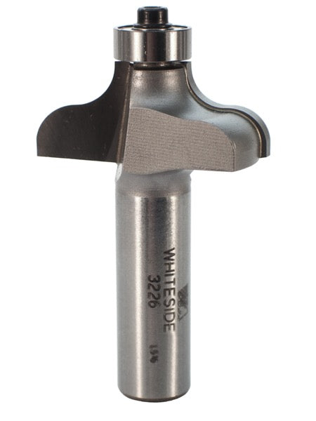 Whiteside 3226 Ogee Router Bit 1/4" Radius 1-1/2" Large Diameter 5/8" Cut Length 1/2" Shank 2 Flute