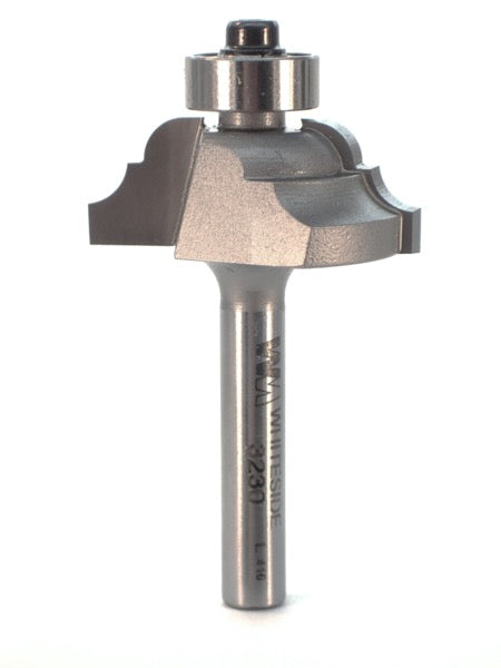 Whiteside 3230 Classical Pattern Router Bit 5/32" Radius 1-1/4" Large Diameter 1/2" Cut Length 1/4" Shank 2 Flute