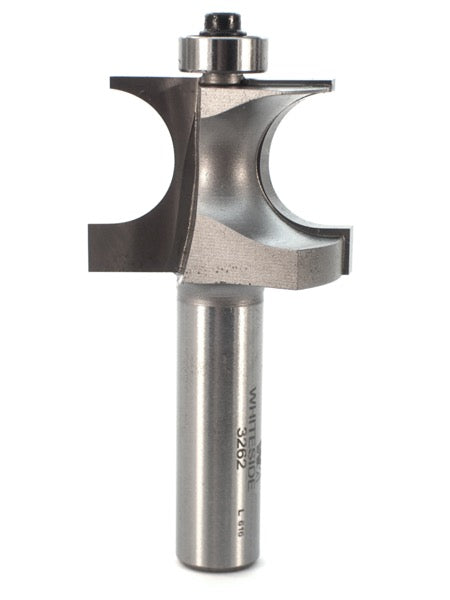 Whiteside 3262 Edge Beading Router Bit 3/4" Bead Diameter 1-1/8" Cut Length 1/2" Shank 2 Flute