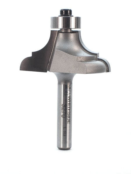 Whiteside 3270 French Traditional Router Bit 3/16" & 5/16" Radius 1-1/2" Large Diameter 5/8" Cut Length 1/4" Shank 2 Flute