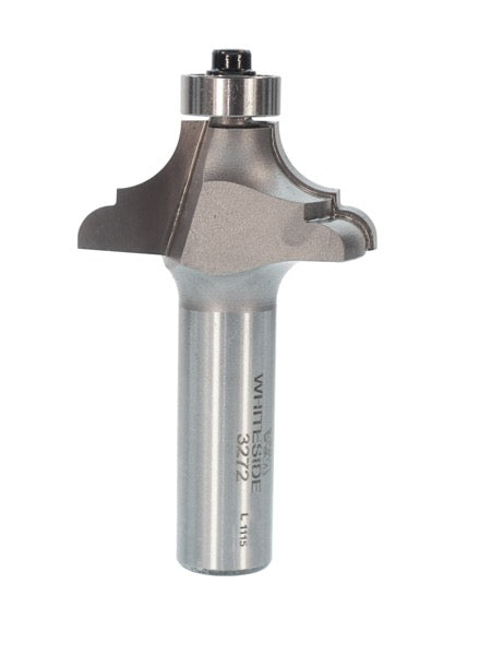 Whiteside 3272 French Traditional Router Bit 3/16" & 5/16" Radius 1-1/2" Large Diameter 5/8" Cut Length 1/2" Shank 2 Flute