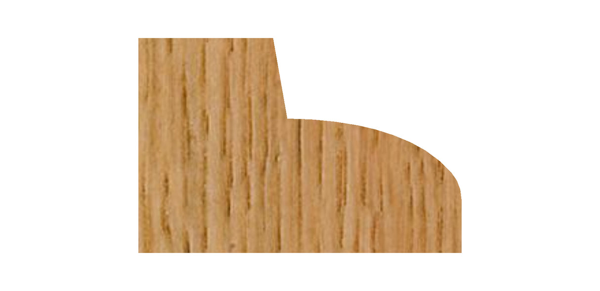 Whiteside 3290 Thumbnail Table Edge Router Bit 7/16" Profile Width 1-3/8" Large Diameter 3/8" Cut Length 1/2" Shank 2 Flute ...