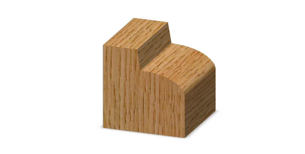 Whiteside 3290 Thumbnail Table Edge Router Bit 7/16" Profile Width 1-3/8" Large Diameter 3/8" Cut Length 1/2" Shank 2 Flute ...