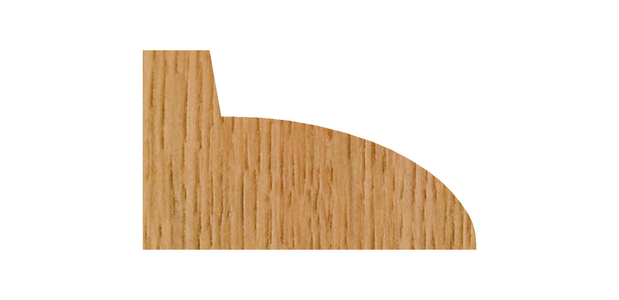 Whiteside 3294 Thumbnail Table Edge Router Bit 1" Profile Width 2-1/2" Large Diameter 3/4" Cut Length 1/2" Shank 2 Flute