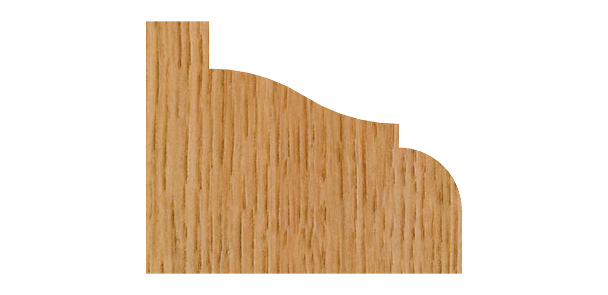 Whiteside 3298 Classical Ogee Table Edge Router Bit 1" Profile Width 2-1/2" Large Diameter 3/4" Cut Length 1/2" Shank 2 Flute