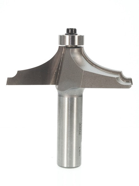 Whiteside 3302 Thumbnail & Bead Table Edge Router Bit 2-1/2" Large Diameter 3/4" Cut Length 1/2" Shank 2 Flute