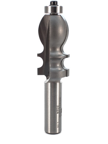 Whiteside 3324 Specialty Molding Router Bit 7/8" Large Diameter 1-5/8" Cut Length 1/2" Shank 2 Flute