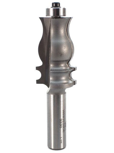 Whiteside 3330 Specialty Molding Router Bit 1" Large Diameter 1-5/8" Cut Length 1/2" Shank 2 Flute
