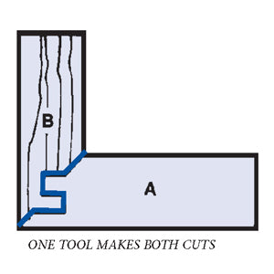 Whiteside 3360 45 Degree Lock Miter Router Bit Large 1/2" Shank 2 Flute