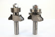 Whiteside 3374 Vee Panel Tongue & Groove Router Bit Set 1/2" Shank 2 Flute