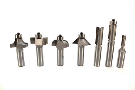 Whiteside 401 401 7 Piece Basic Router Bit Set 1/2" Shank