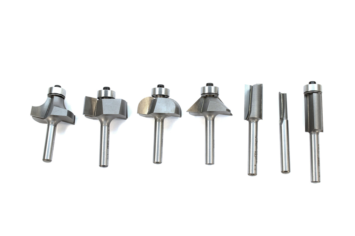 Whiteside 402 402 7 Piece Basic Router Bit Set 1/4" Shank
