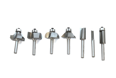 Whiteside 402 402 7 Piece Basic Router Bit Set 1/4" Shank