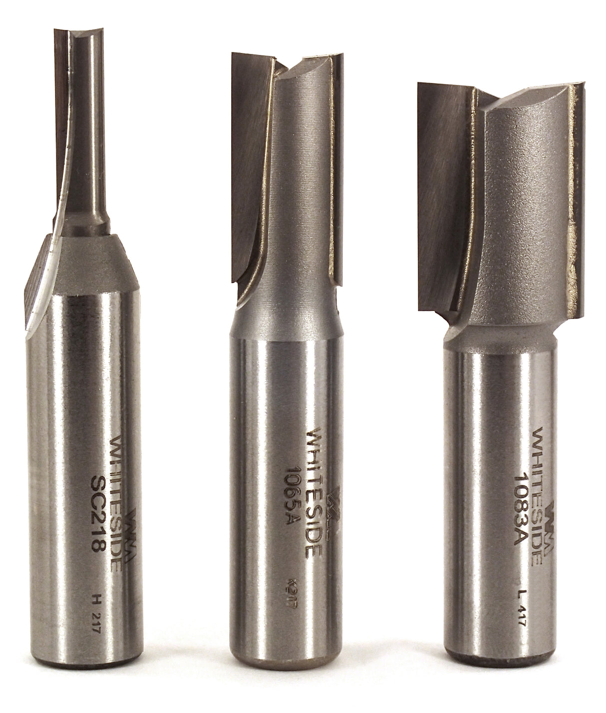 Whiteside 470 Undersize Plywood Router Bit Set 7/32", 15/32", 23/32" Cutting Diameter 1/2" Shanks