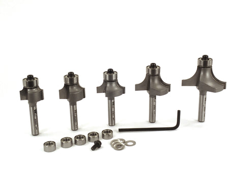 Whiteside 502 Roundover and Beading Router Bit Set 1/4" Shank