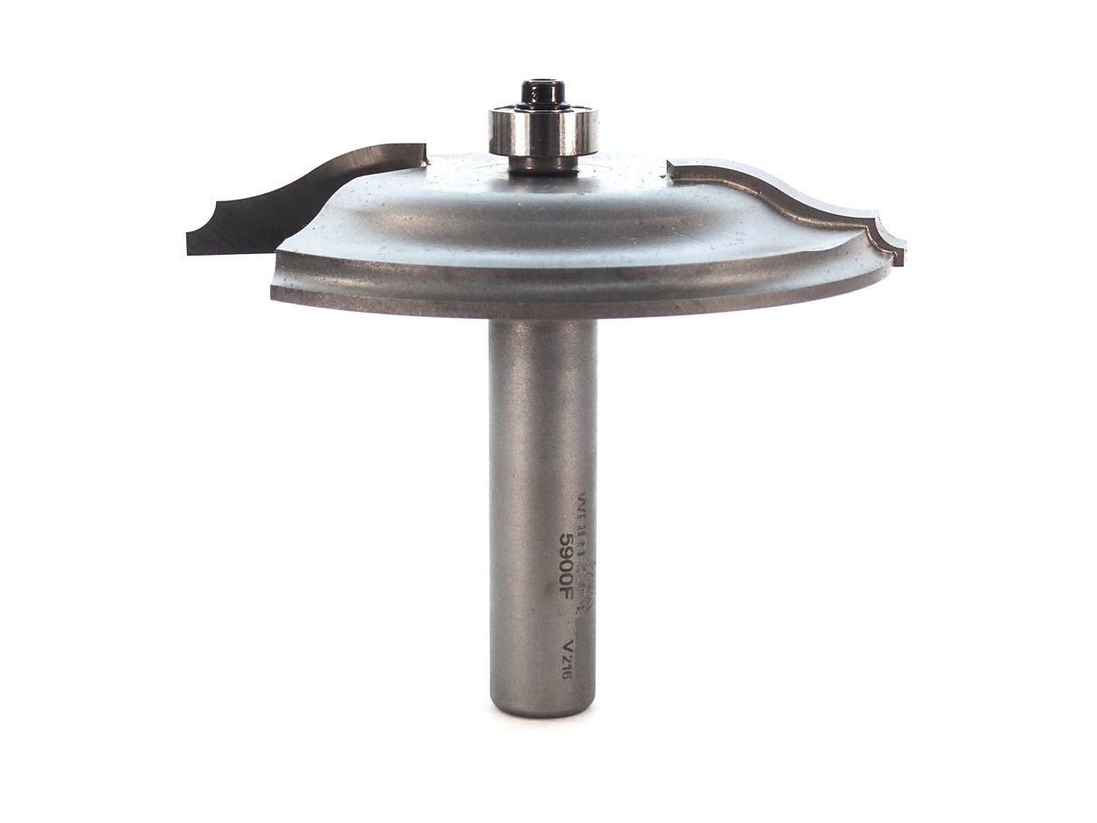 Whiteside 5900F Ogee & Bead Large Raised Panel Profile Router Bit 3-1/4" Large Diameter 1-3/8" Cut Length 1/2" Shank 2 Flute