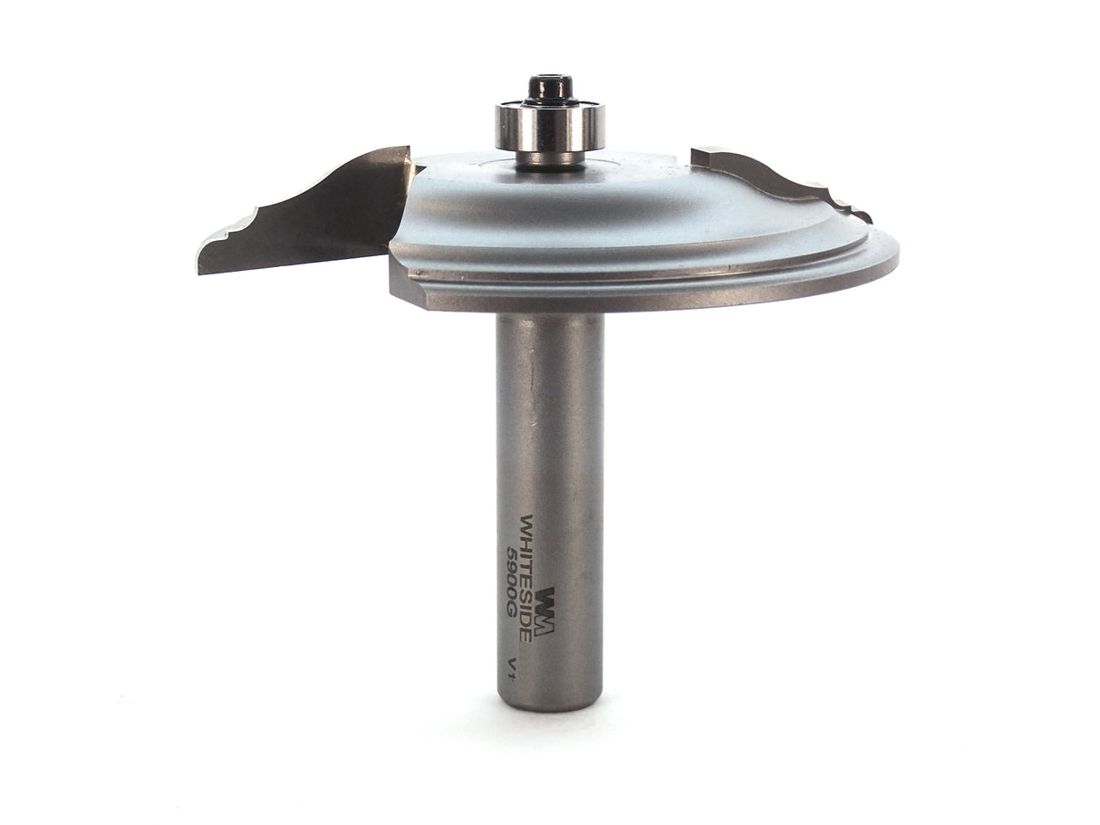 Whiteside 5900G Classical Large Raised Panel Profile Router Bit 3-1/4" Large Diameter 1-3/8" Cut Length 1/2" Shank 2 Flute