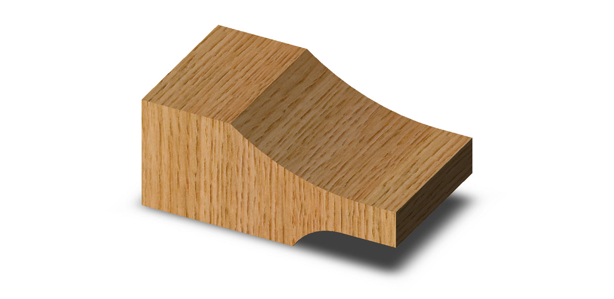 Whiteside 5920E Cove Large Raised Panel Router Bits with Back Cutter 1/2" Shank 2 Flute