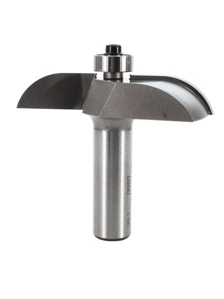 Whiteside 5950 Cove Raised Panel Router Bit 2-1/2" Large Diameter 1/2" Cut Length 1/2" Shank 2 Flute