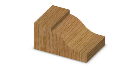 Whiteside 5951 Ogee Raised Panel Router Bit 2-1/2" Large Diameter 5/8" Cut Length 1/2" Shank 2 Flute