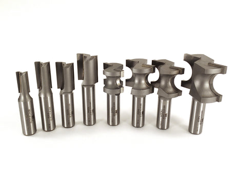 Whiteside 600 Incra Hingecrafter 8 Piece Router Bit Set 1/2" Shank