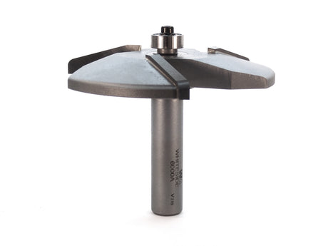 Whiteside 6000A Angle & Cove Large Raised Panel Profile Router Bit 3-3/8" Large Diameter 1-7/16" Cut Length 1/2" Shank 3 Flute