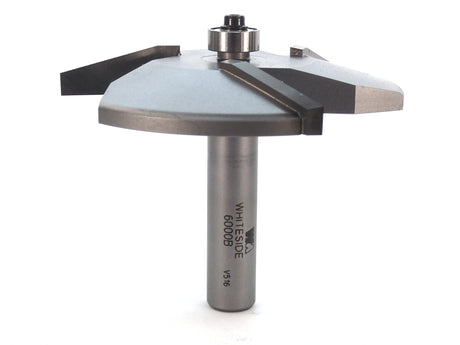 Whiteside 6000B Angle Large Raised Panel Profile Router Bit 3-3/8" Large Diameter 1-7/16" Cut Length 1/2" Shank 3 Flute