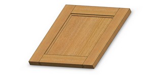 Whiteside 6001X Round Stile & Rail Router Bit Set for 7/32" Thick Panels 1/2" Shank 2 Flute