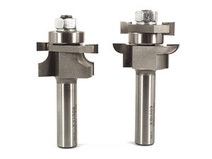 Whiteside 6001X Round Stile & Rail Router Bit Set for 7/32" Thick Panels 1/2" Shank 2 Flute