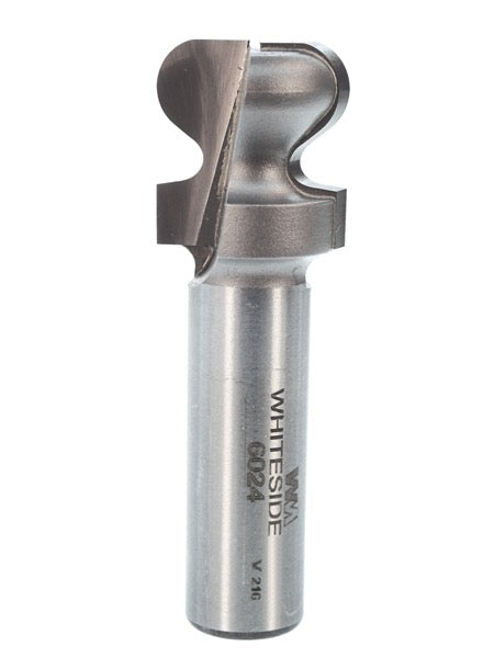Whiteside 6024 Drawer Pull Router Bit 3/16" Radius 3/4" Large Diameter 7/8" Cut Length 1/2" Shank 2 Flute