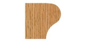 Whiteside 6045 Window Sill Edge Router Bit 7/32" Radius 1-1/4" Large Diameter 13/16" Cut Length 1/2" Shank 2 Flute