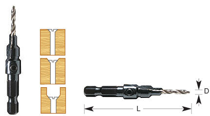 Amana Timberline HSS Countersink #12 Screw