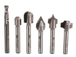 Whiteside 706 6 Piece Lettering CNC Router Bit Set