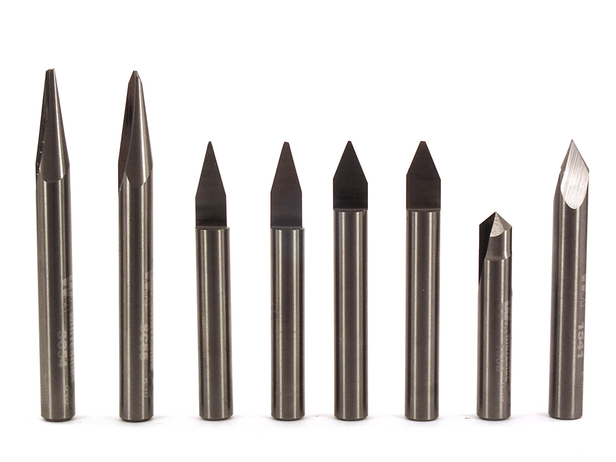 Whiteside 708 8 Piece Engraving CNC Router Bit Set