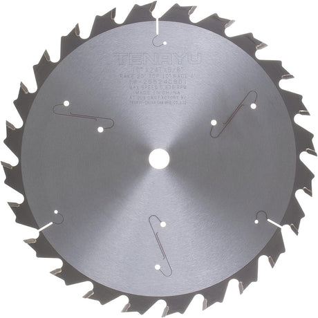 Tenryu IW-25524CBD1 10" 24T Full Kerf Industrial Series Ripping Table Saw Blade