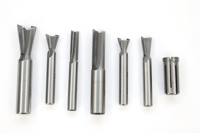 Whiteside D108 D108 7 Piece Leigh Dovetail Router Bit Set