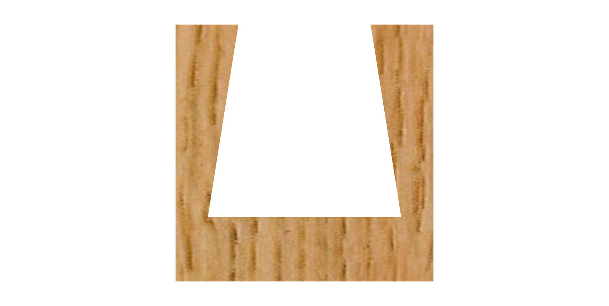 Whiteside D9-376 Dovetail Router Bit 9 Degree 3/8" Large Diameter 3/8"Cut Depth 1/2" Shank 2 Flute