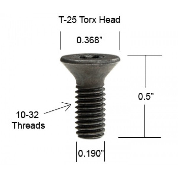 Byrd Shelix Head Carbide Insert Torx Screw