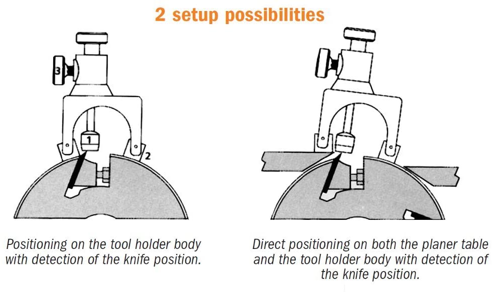 CMT Magnetic Knife Setting Jig Set