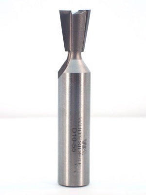 Whiteside D10-55 Dovetail Router Bit 10 Degree 1/2" Large Diameter 5/8" Cut Depth 1/2" Shank 2 Flute