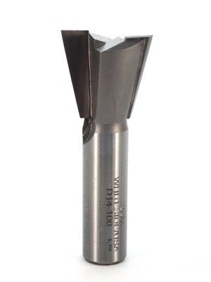 Whiteside D14-100 Dovetail Router Bit 14 Degree 1" Large Diameter 7/8" Cut Depth 1/2" Shank 2 Flute