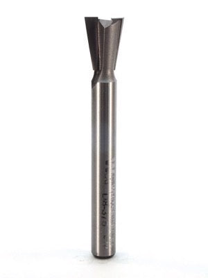 Whiteside D8-375 Dovetail Router Bit 8 Degree 3/8" Large Diameter 1/2" Cut Depth 1/4" Shank 2 Flute