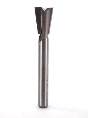 Whiteside D8-437 Dovetail Router Bit 8 Degree 7/16" Large Diameter 5/8" Cut Depth 1/4" Shank 2 Flute
