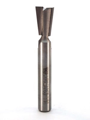Whiteside D8-437x8 Dovetail Router Bit 8 Degree 7/16" Large Diameter 5/8" Cut Depth 8mm Shank 2 Flute