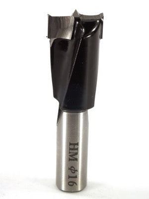 Whiteside DB16-57 RH Dowel Drill Carbide Tipped 16mm Cutting Diameter 57mm Overall Length