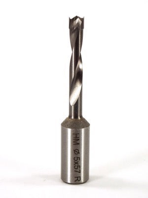 Whiteside DB5-57SC RH Dowel Drill Solid Carbide 5mm Cutting Diameter 57mm Overall Length