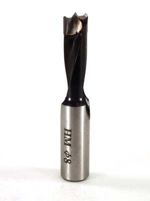 Whiteside DB8-57 RH Dowel Drill Carbide Tipped 8mm Cutting Diameter 57mm Overall Length